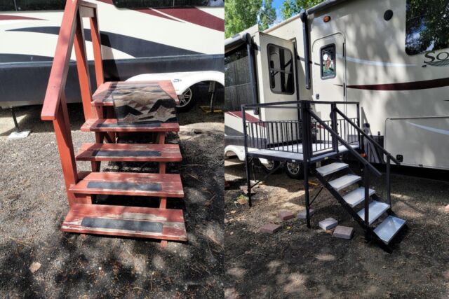 Sunrise Products  Portable RV Porches, Steps, and Decks